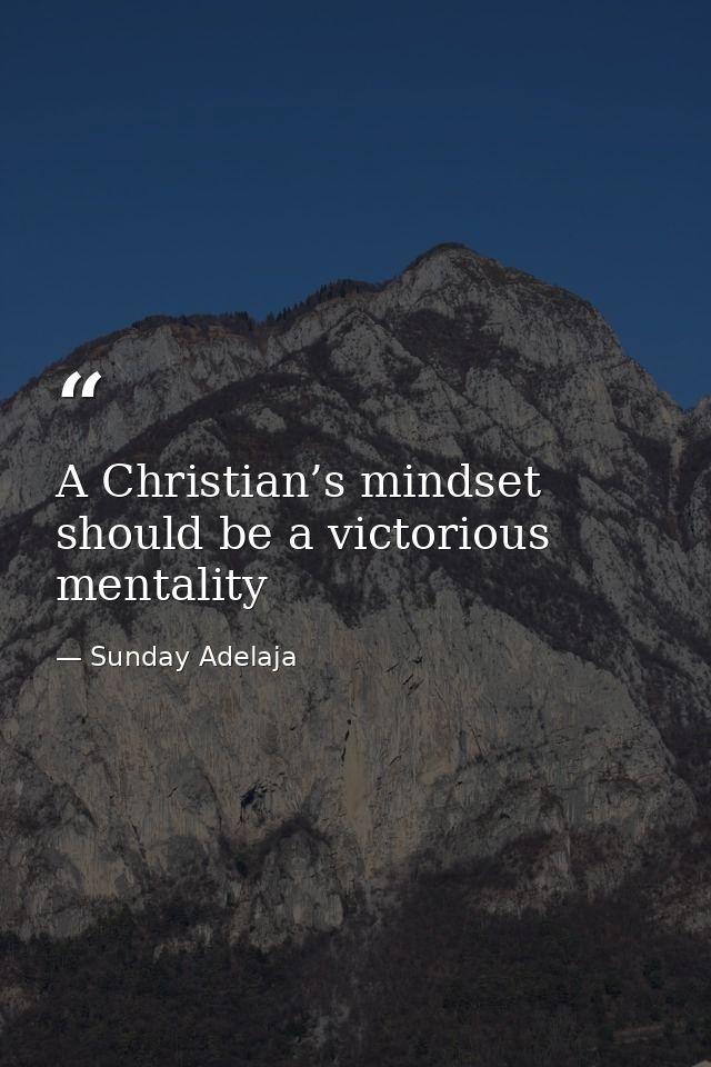 A Christian’s mindset should be a victorious mentality — Sunday Adelaja