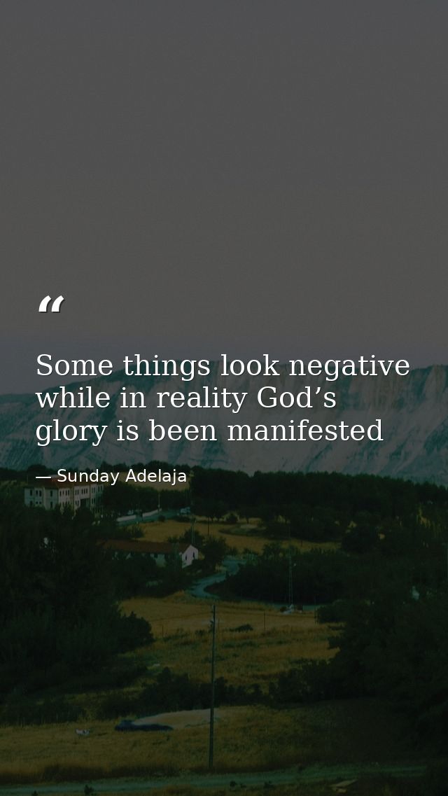 Some things look negative while in reality God’s glory is been manifested — Sunday Adelaja