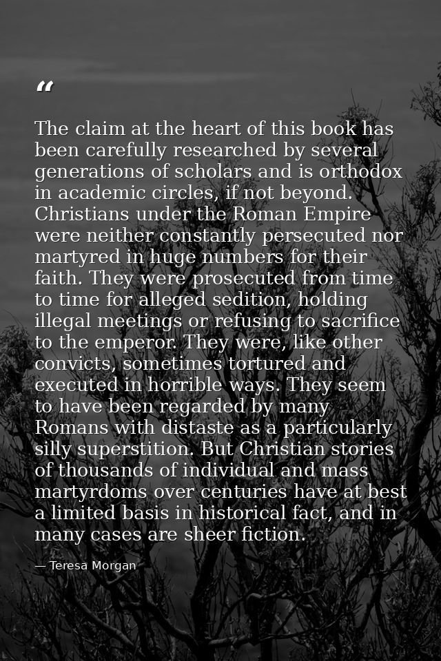 The claim at the heart of this book has been carefully researched by several generations of scholars and is orthodox in  — Teresa Morgan