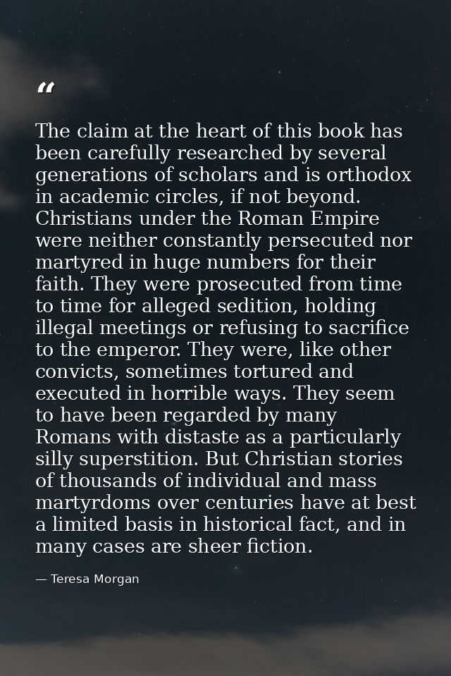 The claim at the heart of this book has been carefully researched by several generations of scholars and is orthodox in  — Teresa Morgan
