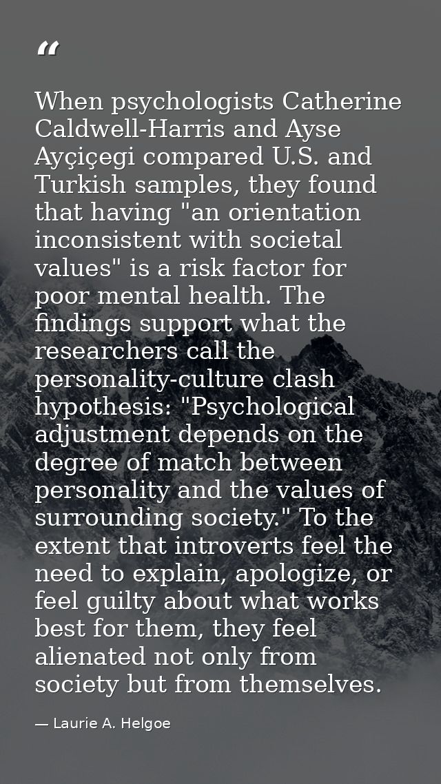 When psychologists Catherine Caldwell-Harris and Ayse Ayçiçegi compared U.S. and Turkish samples, they found that having — Laurie A. Helgoe