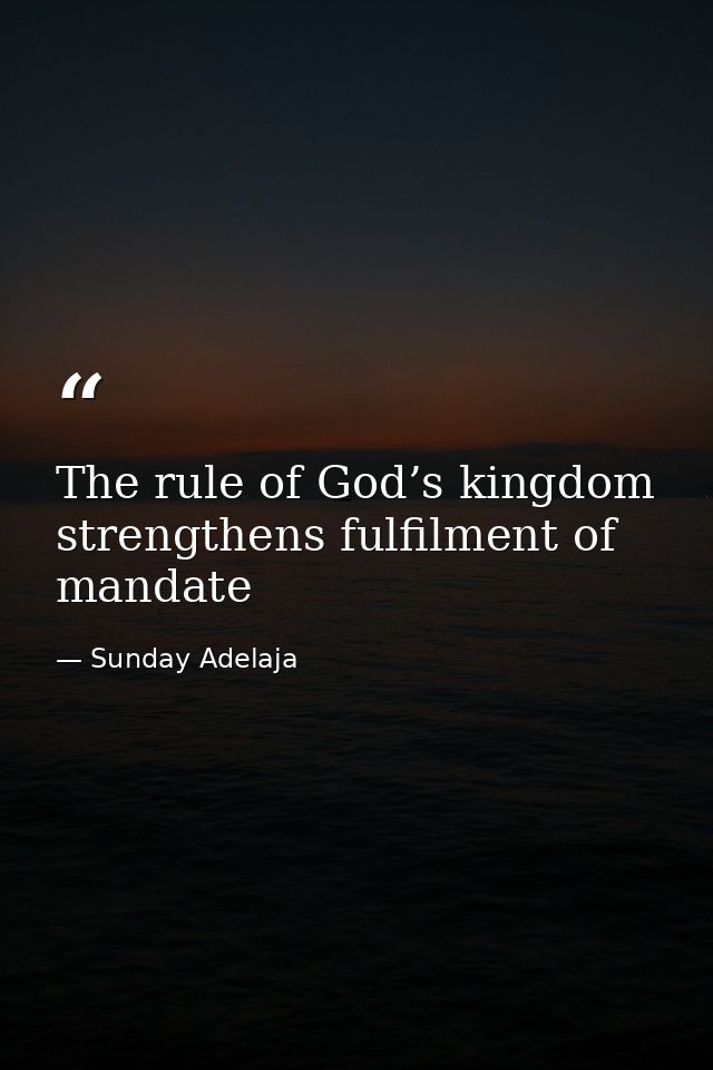 The rule of God’s kingdom strengthens fulfilment of mandate — Sunday Adelaja