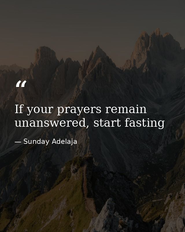 If your prayers remain unanswered, start fasting — Sunday Adelaja