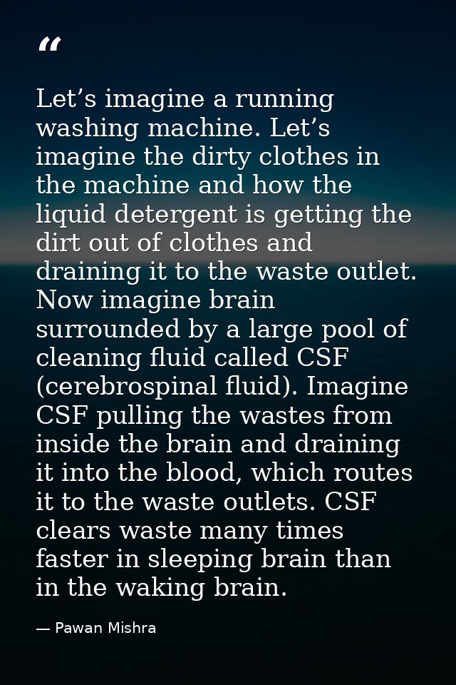 Let’s imagine a running washing machine. Let’s imagine the dirty clothes in the machine and how the liquid detergent is  — Pawan Mishra