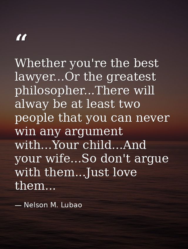 Whether you're the best lawyer...Or the greatest philosopher...There will alway be at least two people that you can neve — Nelson M. Lubao