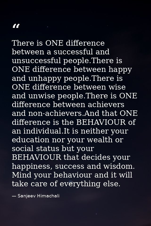 There is ONE difference between a successful and unsuccessful people.There is ONE difference between happy and unhappy p — Sanjeev Himachali