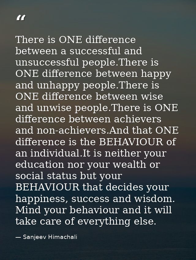 There is ONE difference between a successful and unsuccessful people.There is ONE difference between happy and unhappy p — Sanjeev Himachali