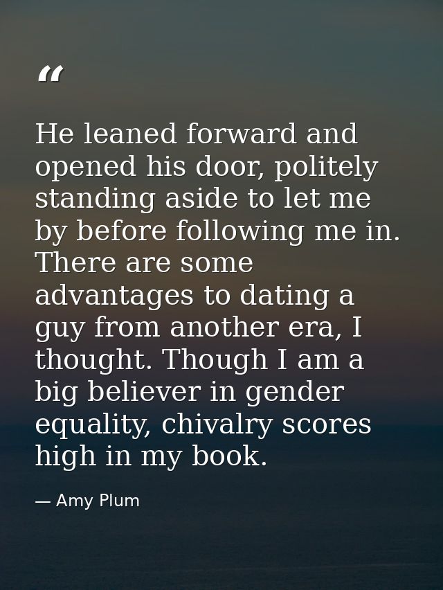 He leaned forward and opened his door, politely standing aside to let me by before following me in. There are some advan — Amy Plum