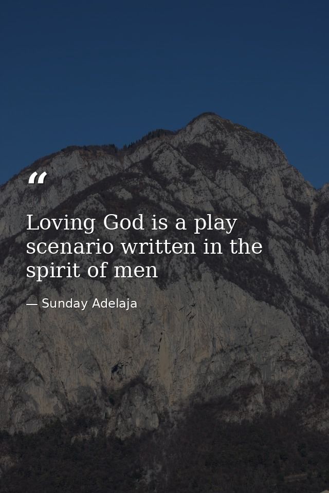 Loving God is a play scenario written in the spirit of men — Sunday Adelaja