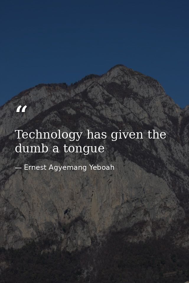 Technology has given the dumb a tongue — Ernest Agyemang Yeboah