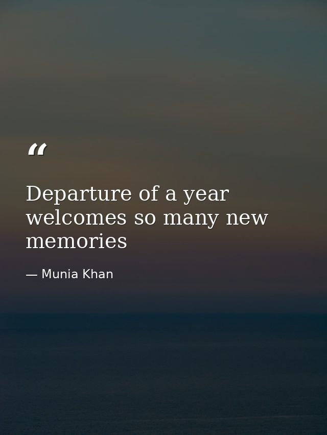 Departure of a year welcomes so many new memories — Munia Khan