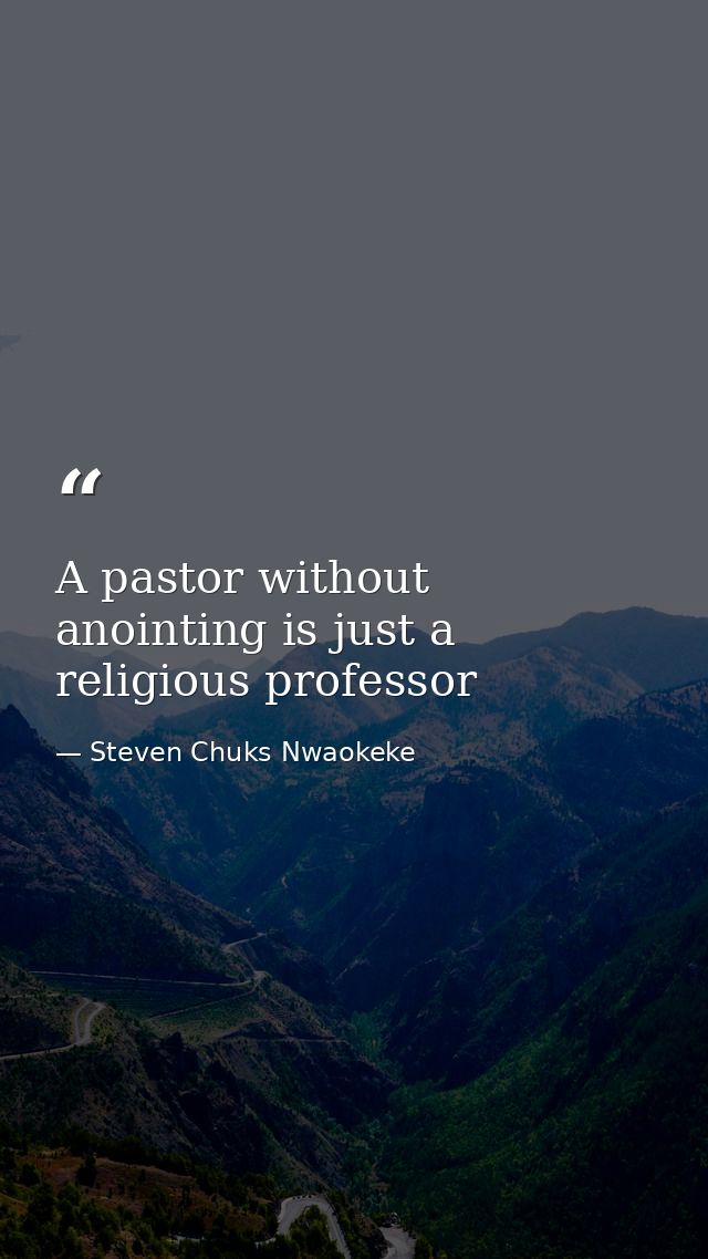 A pastor without anointing is just a religious professor — Steven Chuks Nwaokeke
