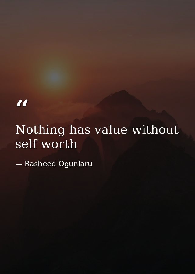 Nothing has value without self worth — Rasheed Ogunlaru