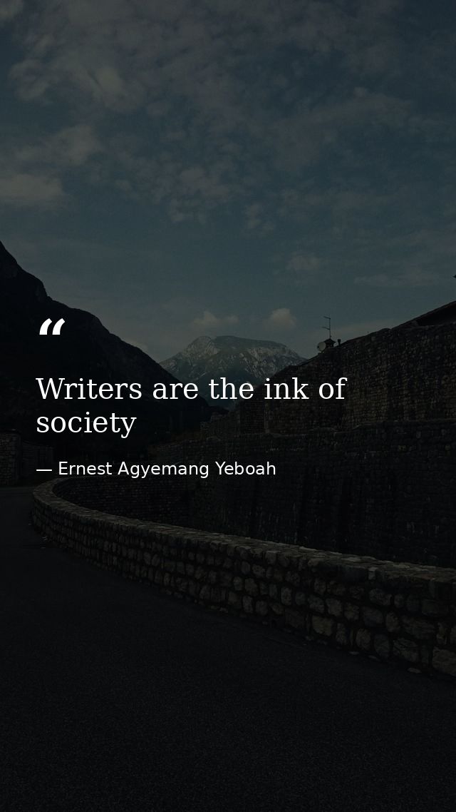 Writers are the ink of society — Ernest Agyemang Yeboah