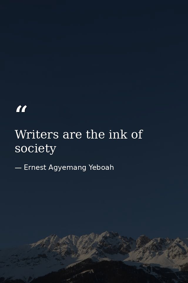 Writers are the ink of society — Ernest Agyemang Yeboah