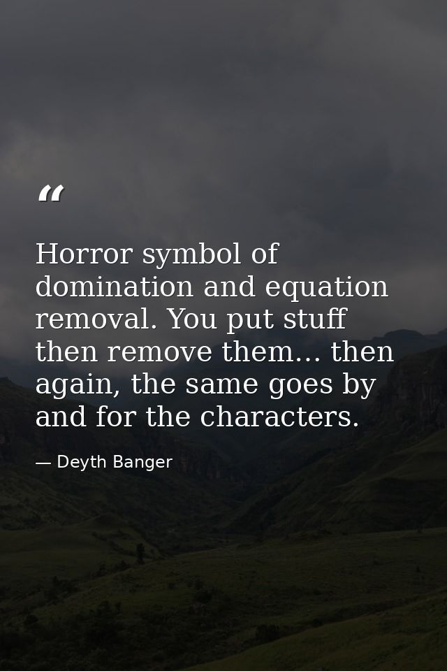 Horror symbol of domination and equation removal. You put stuff then remove them… then again, the same goes by and for t — Deyth Banger