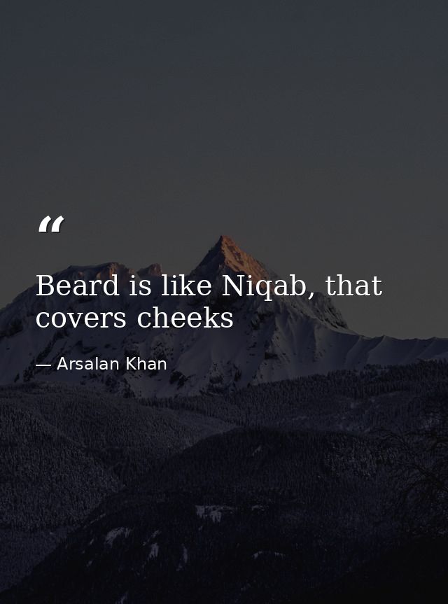 Beard is like Niqab, that covers cheeks — Arsalan Khan