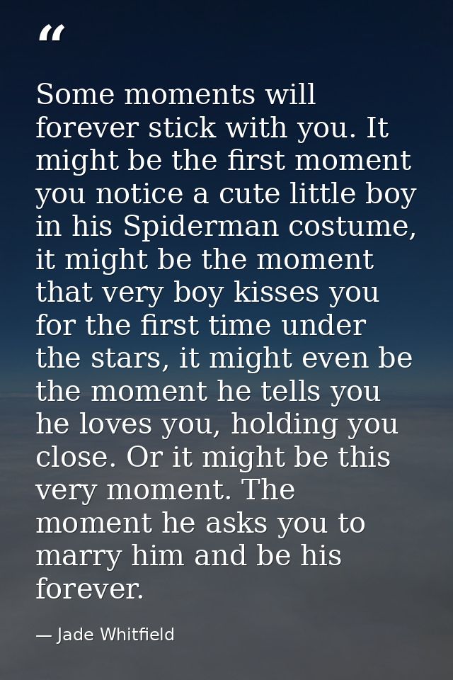 Some moments will forever stick with you. It might be the first moment you notice a cute little boy in his Spiderman cos — Jade Whitfield