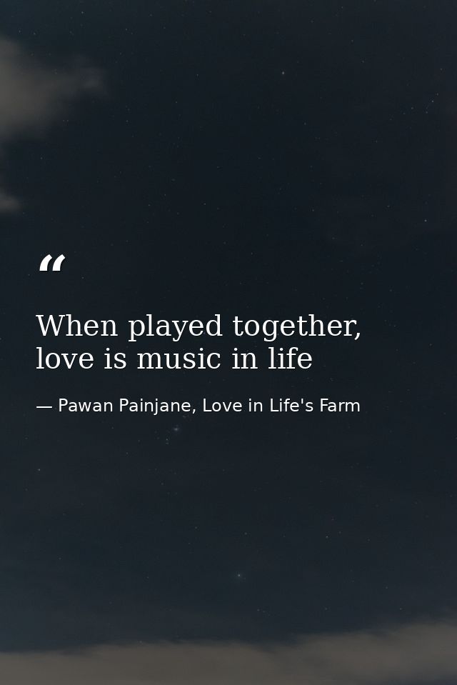 When played together, love is music in life — Pawan Painjane, Love in Life's Farm