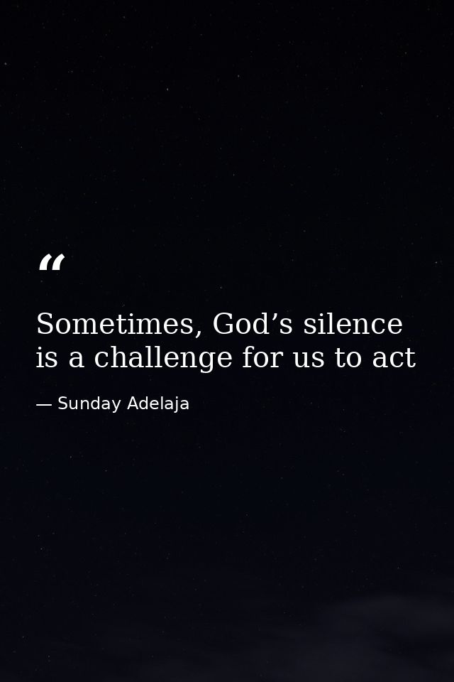 Sometimes, God’s silence is a challenge for us to act — Sunday Adelaja