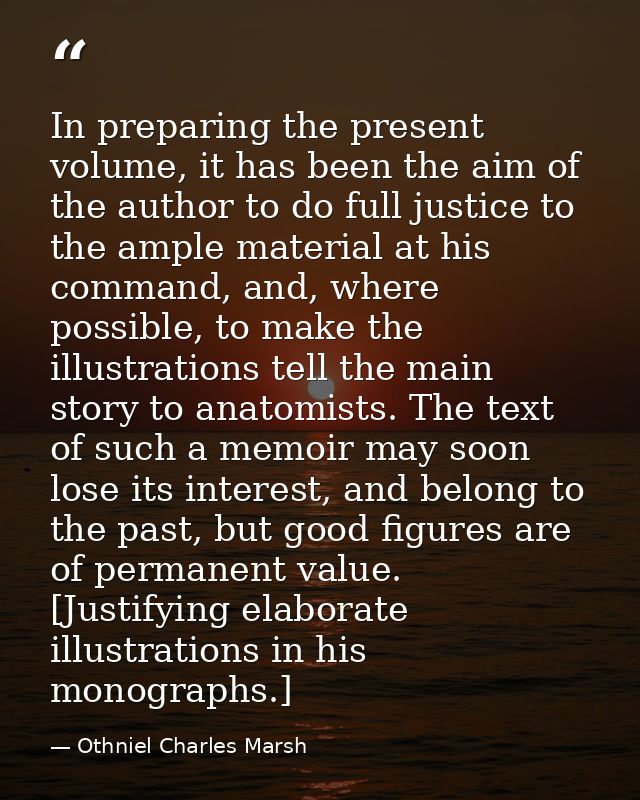 In preparing the present volume, it has been the aim of the author to do full justice to the ample material at his comma — Othniel Charles Marsh