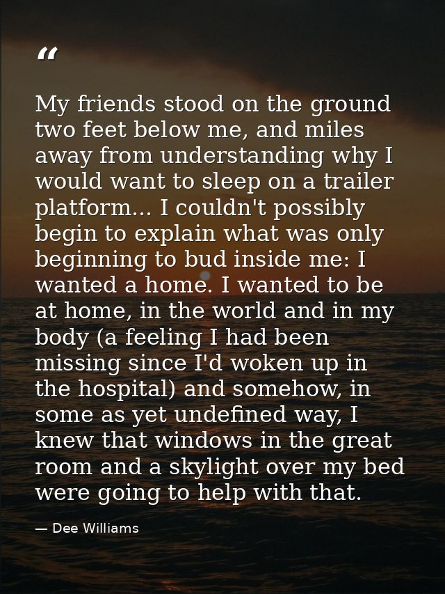 My friends stood on the ground two feet below me, and miles away from understanding why I would want to sleep on a trail — Dee Williams