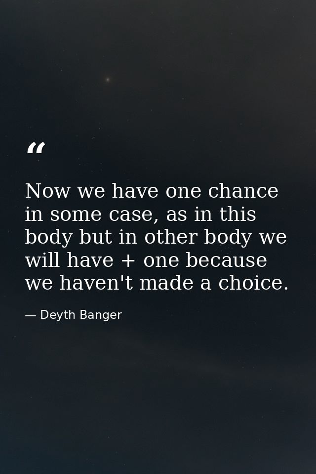 Now we have one chance in some case, as in this body but in other body we will have + one because we haven't made a choi — Deyth Banger