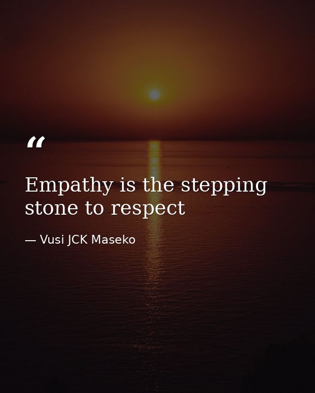 Empathy is the stepping stone to respect — Vusi JCK Maseko
