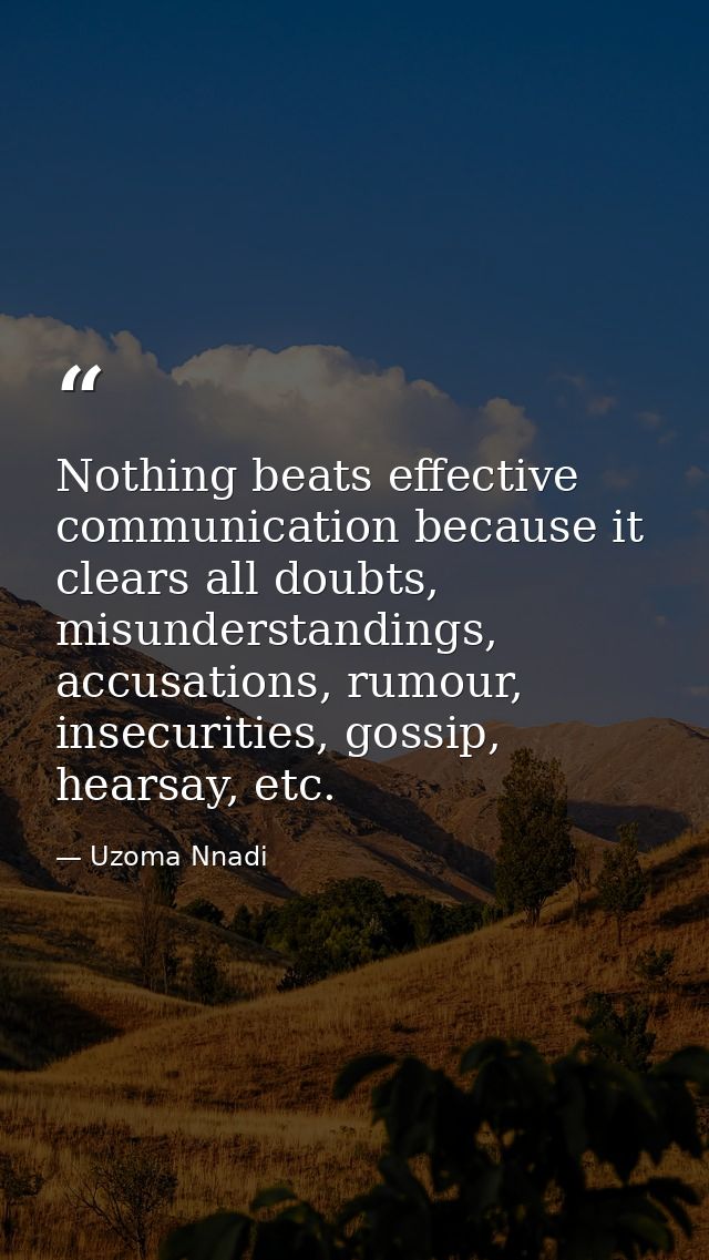 Nothing beats effective communication because it clears all doubts, misunderstandings, accusations, rumour, insecurities — Uzoma Nnadi