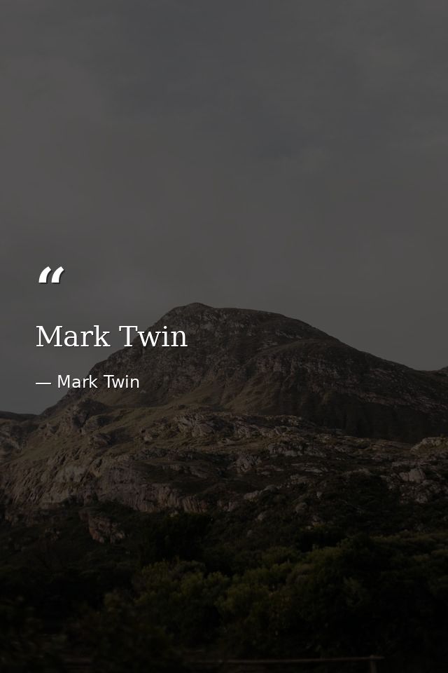 Mark Twin — Mark Twin