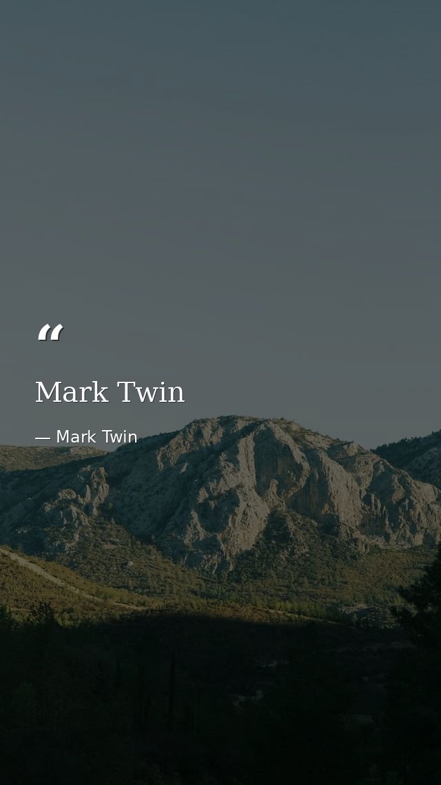 Mark Twin — Mark Twin