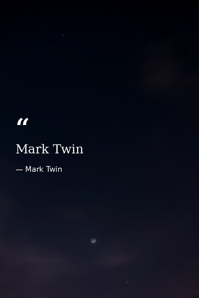 Mark Twin — Mark Twin