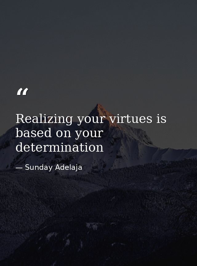 Realizing your virtues is based on your determination — Sunday Adelaja