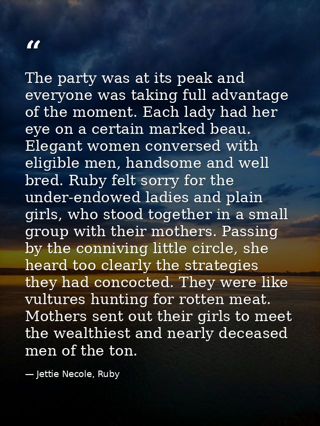 The party was at its peak and everyone was taking full advantage of the moment. Each lady had her eye on a certain marke — Jettie Necole, Ruby