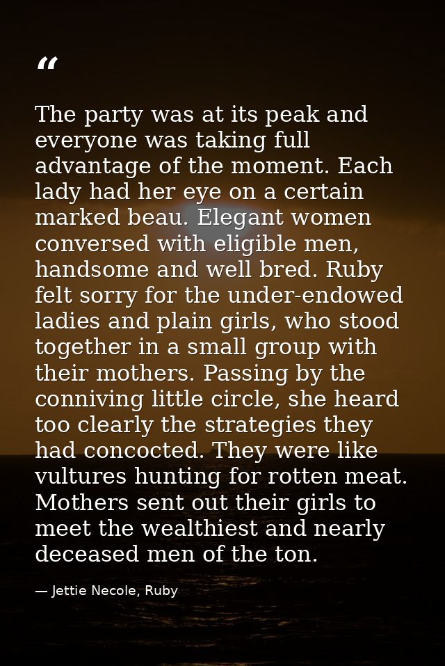 The party was at its peak and everyone was taking full advantage of the moment. Each lady had her eye on a certain marke — Jettie Necole, Ruby