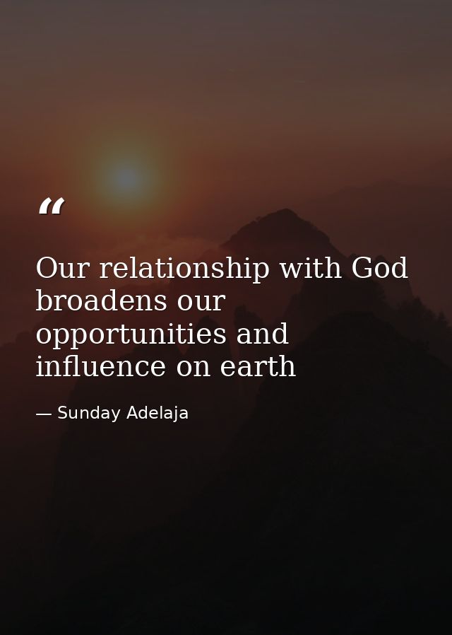Our relationship with God broadens our opportunities and influence on earth — Sunday Adelaja