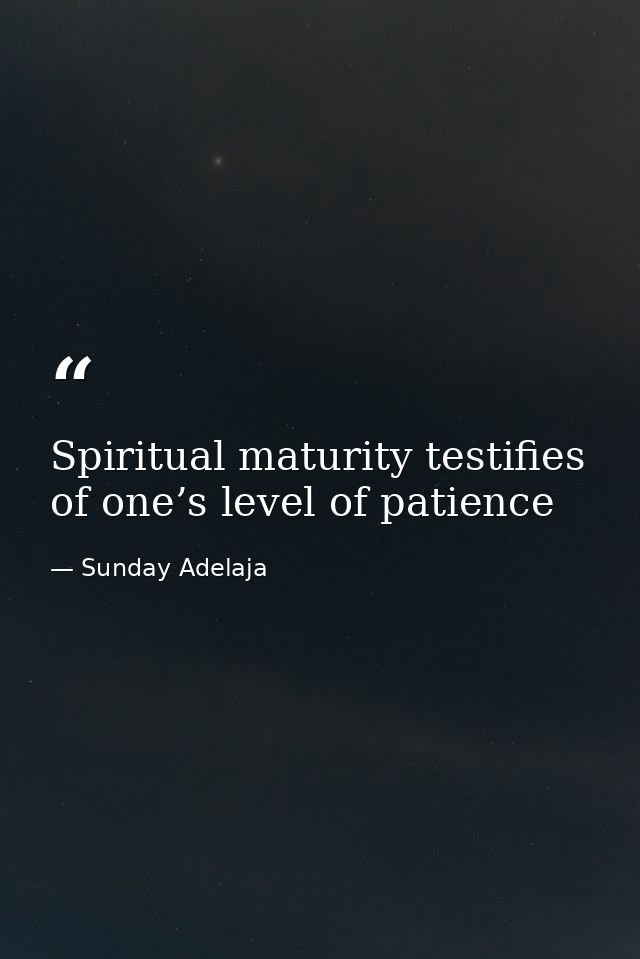 Spiritual maturity testifies of one’s level of patience — Sunday Adelaja