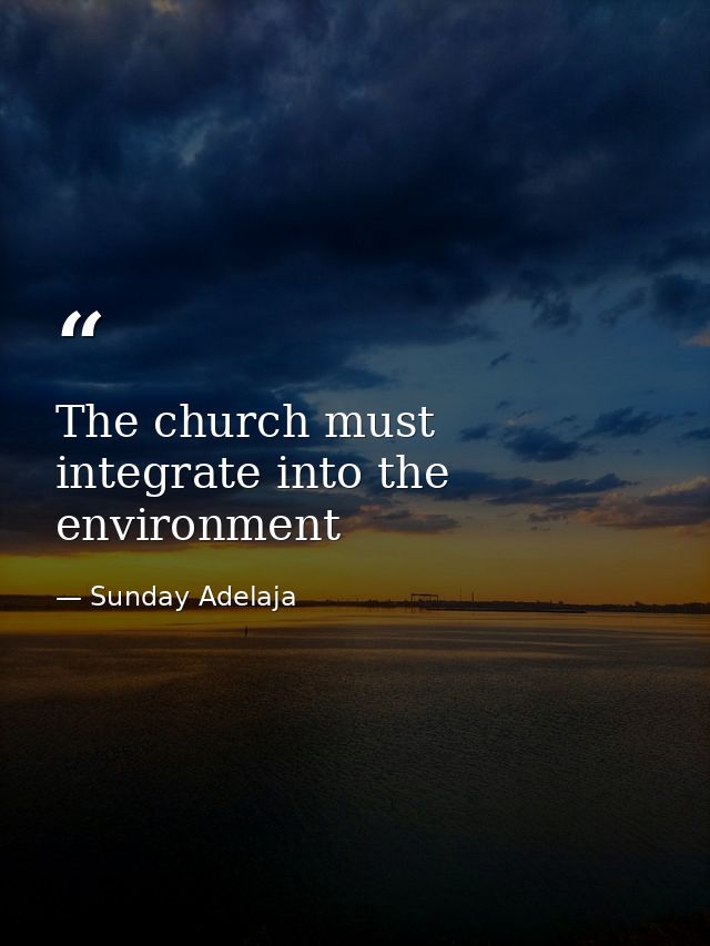 The church must integrate into the environment — Sunday Adelaja
