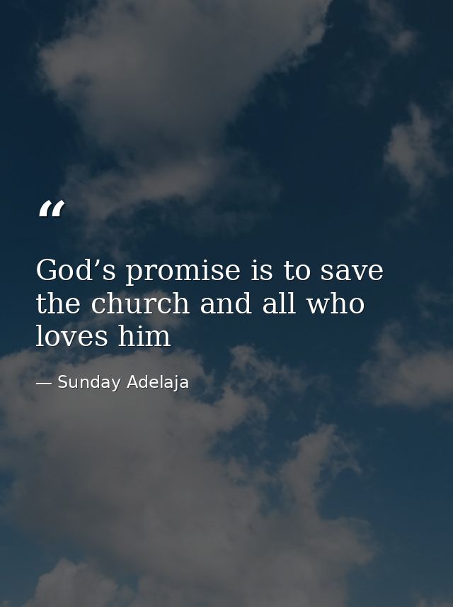 God’s promise is to save the church and all who loves him — Sunday Adelaja