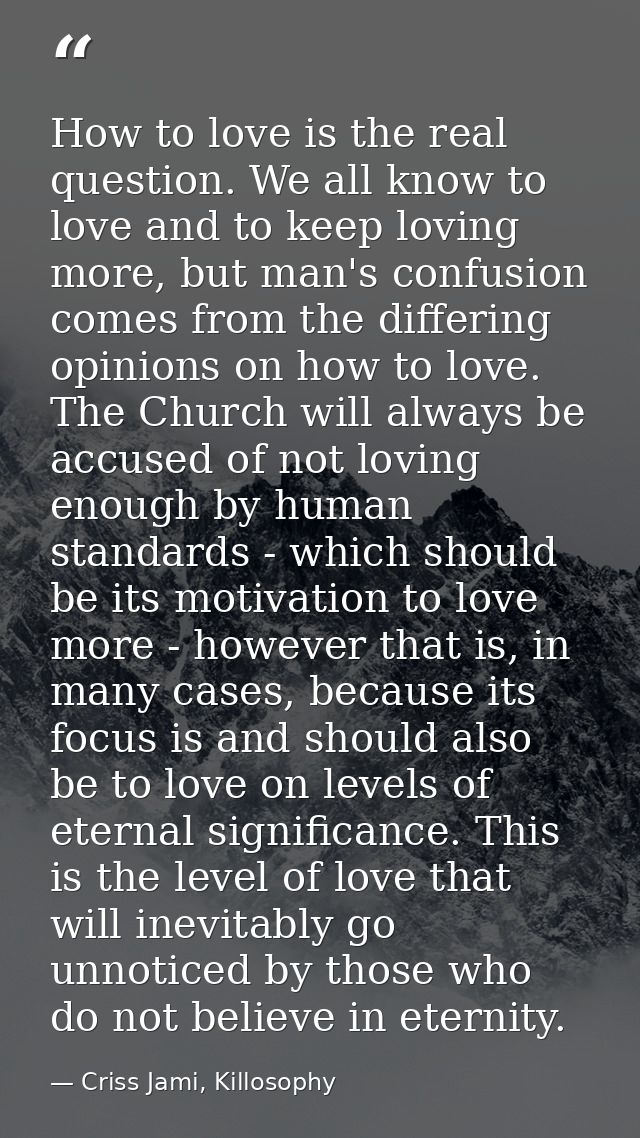 How to love is the real question. We all know to love and to keep loving more, but man's confusion comes from the differ — Criss Jami, Killosophy