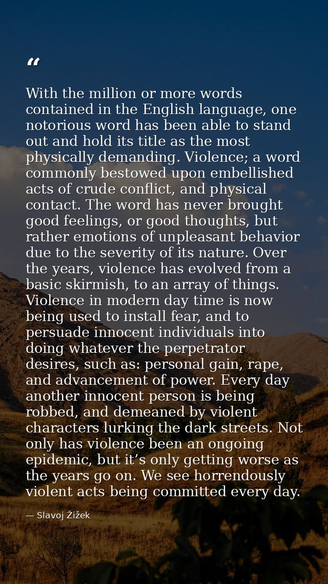 With the million or more words contained in the English language, one notorious word has been able to stand out and hold — Slavoj Žižek