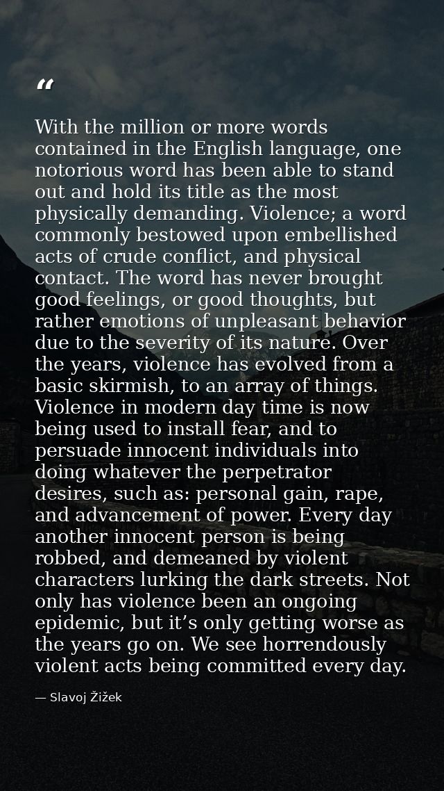 With the million or more words contained in the English language, one notorious word has been able to stand out and hold — Slavoj Žižek