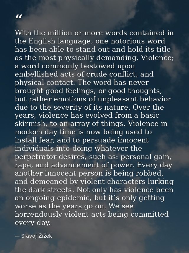 With the million or more words contained in the English language, one notorious word has been able to stand out and hold — Slavoj Žižek