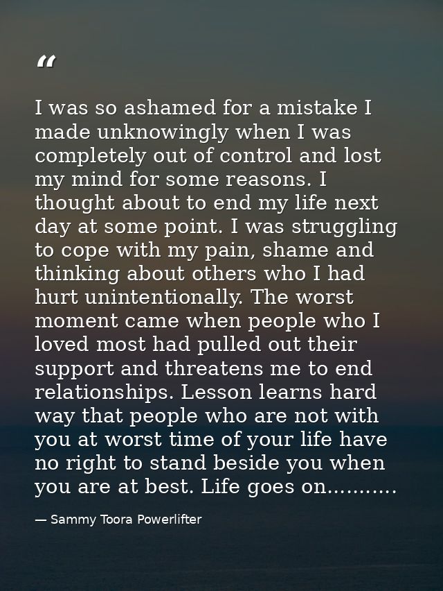 I was so ashamed for a mistake I made unknowingly when I was completely out of control and lost my mind for some reasons — Sammy Toora Powerlifter