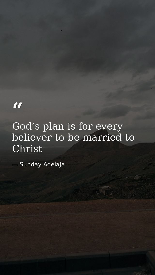 God’s plan is for every believer to be married to Christ — Sunday Adelaja