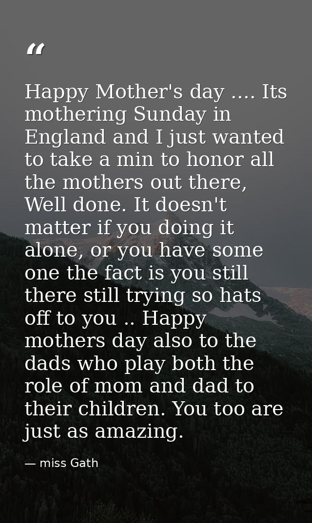 Happy Mother's day .... Its mothering Sunday in England and I just wanted to take a min to honor all the mothers out the — miss Gath