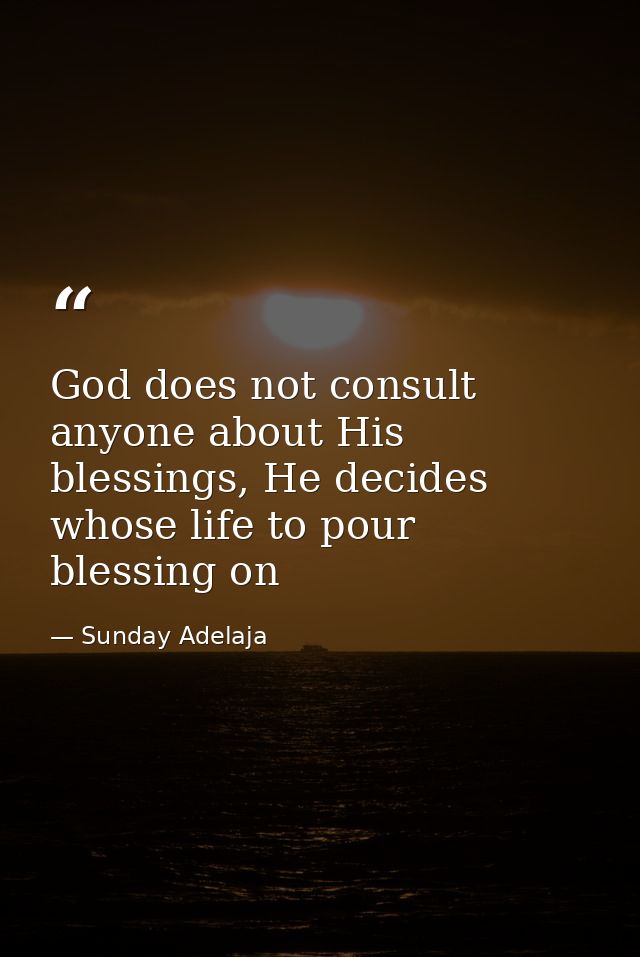 God does not consult anyone about His blessings, He decides whose life to pour blessing on — Sunday Adelaja