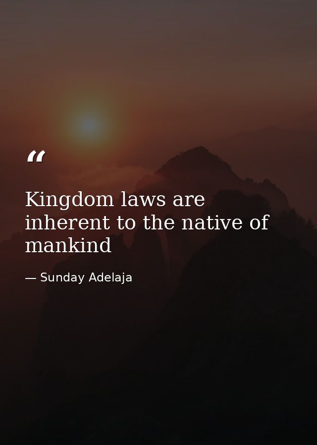 Kingdom laws are inherent to the native of mankind — Sunday Adelaja