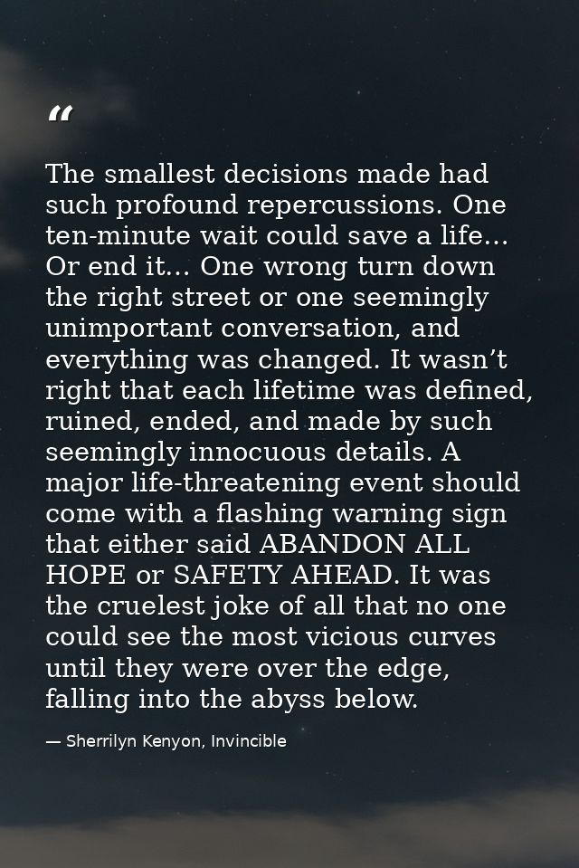 The smallest decisions made had such profound repercussions. One ten-minute wait could save a life… Or end it… One wrong — Sherrilyn Kenyon, Invincible