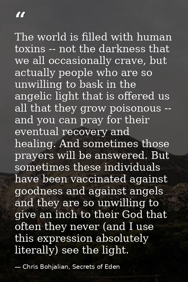 The world is filled with human toxins -- not the darkness that we all occasionally crave, but actually people who are so — Chris Bohjalian, Secrets of Eden